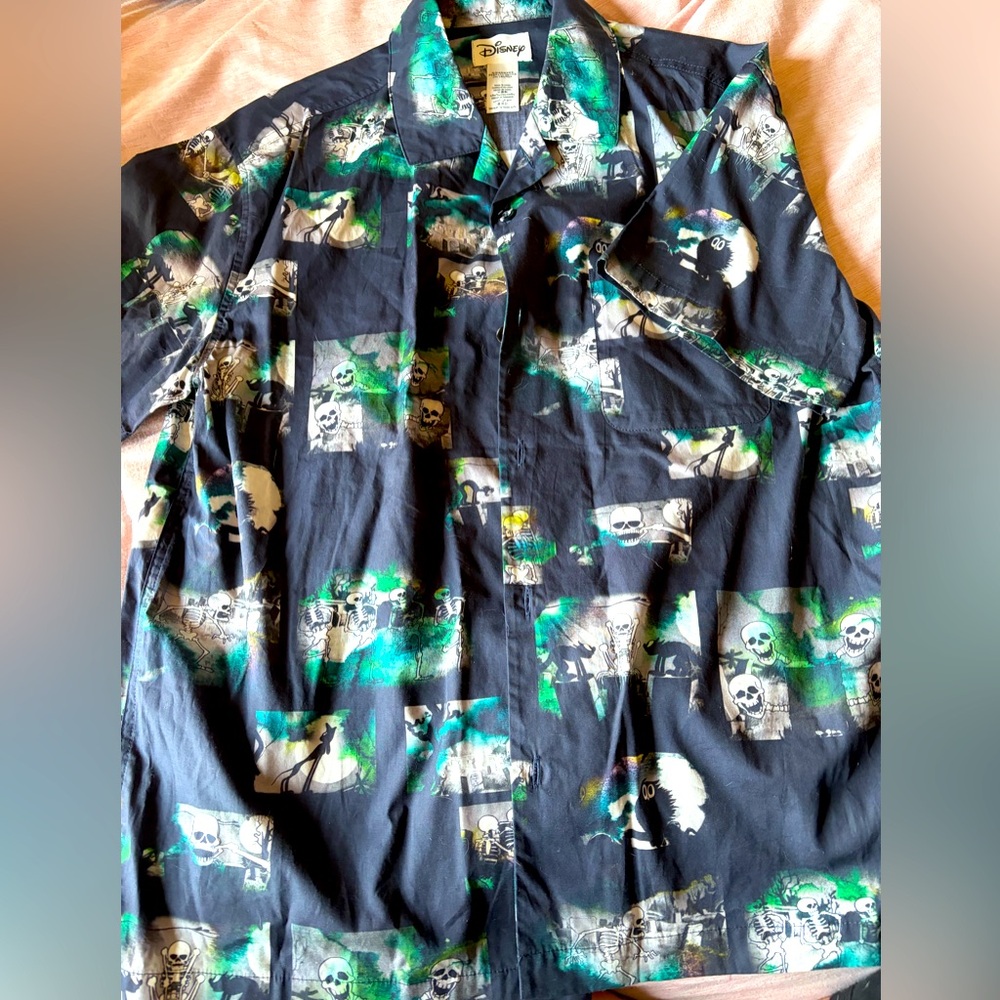 Disney the skeleton dance Button-Up Shirt